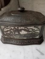 Antieke tinnen  tabakspot, Ophalen of Verzenden