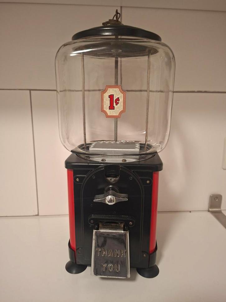 Victor topper pinda kauwgomballen usa vending automaat, Verzamelen, Automaten | Overige, Ophalen of Verzenden