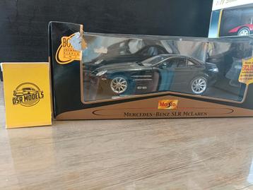 1:18 Mercedes SLR McLaren Zwart  beschikbaar voor biedingen
