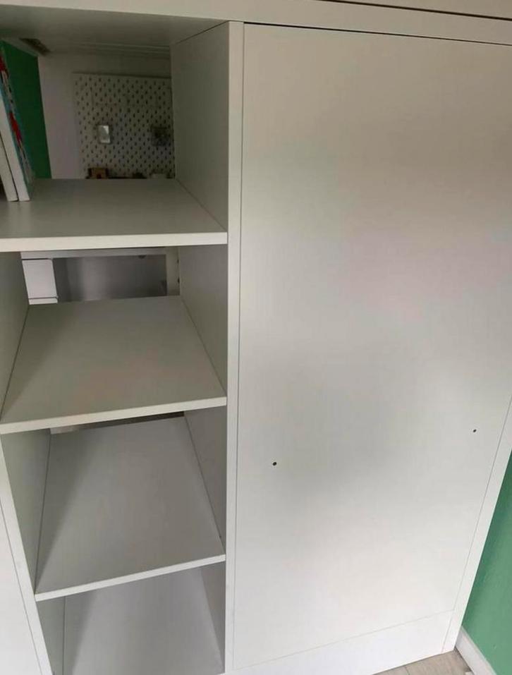 IKEA Smastad Hoogslaper met Kast & Opbergruimte, Huis en Inrichting, Kasten | Kledingkasten, Gebruikt, 150 tot 200 cm, 100 tot 150 cm