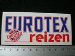 sticker eurotex reizen logo, Verzamelen, Verzenden, Zo goed als nieuw, Bedrijf of Vereniging