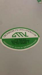 Organisatie voor de Groninger boer sticker, Verzamelen, Stickers, Ophalen of Verzenden, Zo goed als nieuw