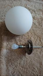 Vintage Glashütte Limburg bollamp, Gebruikt, Vintage, Ophalen of Verzenden, Glas