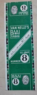 242) ORIGINELE RECLAME WED.J.VAN NELLE NV  BAAI TABAK 8, Ophalen of Verzenden, Zo goed als nieuw, Overige typen