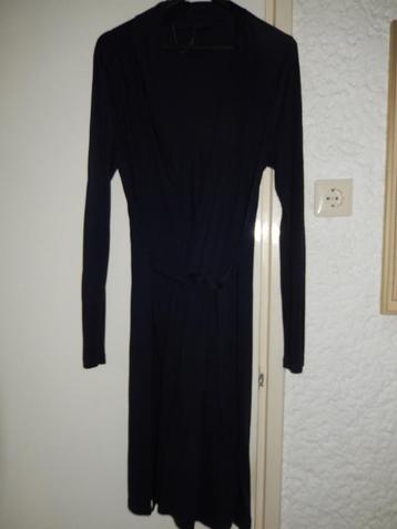 Oui kimono elegant lang mtL 100% viscose dk blauw als nieuw beschikbaar voor biedingen