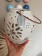 Riverdale windlicht, Huis en Inrichting, Overige materialen, Gebruikt, Ophalen of Verzenden, Crème