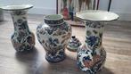 Prachtige set vazen Vieux Rhodes Boch handworked, Ophalen
