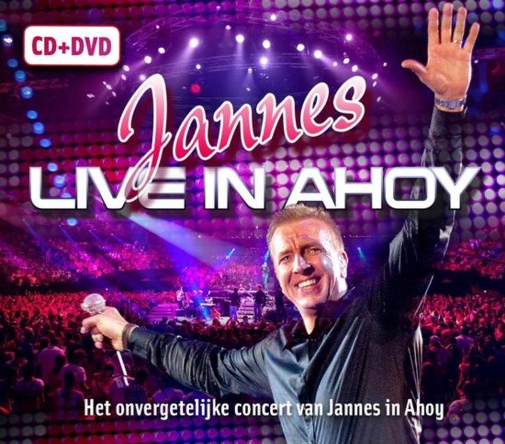 JANNES - Live In Ahoy (Cd+Dvd), Cd's en Dvd's, Cd's | Nederlandstalig, Zo goed als nieuw, Levenslied of Smartlap, Ophalen of Verzenden
