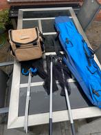 Visspullen Set - Crivit Tas, Net, Hengelhouder, Ophalen, Gebruikt, Complete set