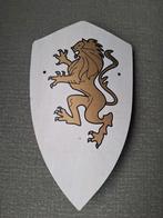 Houten kinder schild met leeuw, Ophalen of Verzenden, Gebruikt, 104 of kleiner, Jongen of Meisje