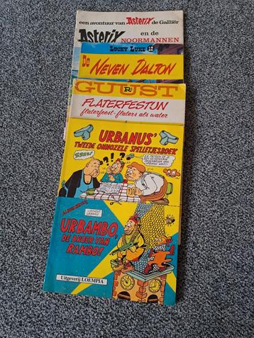Stripboeken Asterix, Guust, Urbanus, Lucky Luke beschikbaar voor biedingen