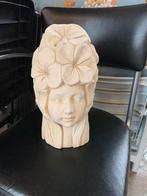 Beelds Gilde handwerk terracotta meisjes hoofd beeld, Verzamelen, Beelden en Beeldjes, Ophalen of Verzenden, Zo goed als nieuw