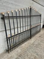 Mooi antiek gesmeed dubbel hekken vol ijzer., Ophalen, Gebruikt, IJzer, Sierhekwerk