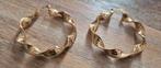 Wokkel oorbellen 4 cm NIEUW, Sieraden, Tassen en Uiterlijk, Oorbellen, Ophalen of Verzenden, Nieuw, Goud, Overige materialen