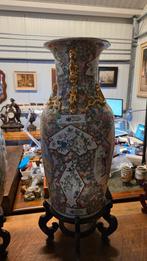 3 Chinese family rose vazen 115 cm hoog, Antiek en Kunst, Antiek | Porselein, Ophalen