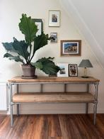 Industrieel meubel dressoir, Ophalen, 100 tot 150 cm, Zo goed als nieuw, 25 tot 50 cm