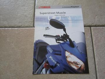 Yamaha FZS1000 Fazer brochure folder 2001 beschikbaar voor biedingen
