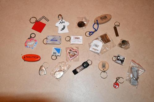 Verzamelset met 20 sleutelhangers met opschrift, Verzamelen, Sleutelhangers, Nieuw, Merk, Ophalen of Verzenden