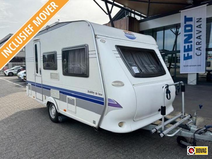 Hobby De Luxe 400 SF 2008 MOVER + 240 TENT!!!, Caravans en Kamperen, Caravans, Bedrijf, tot en met 4, 750 - 1000 kg, Treinzit