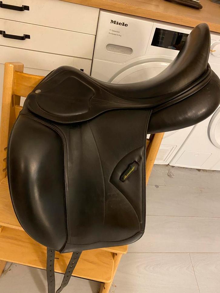 Dressuurzadel Amerigo 17,5 inch, Dieren en Toebehoren, Paarden en Pony's | Zadels, Gebruikt, Dressuur, Ophalen of Verzenden
