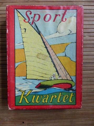 kwartet Sport kwartetspel jaren 50   beschikbaar voor biedingen
