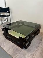 Vintage Design Salontafel Wenge, Huis en Inrichting, Tafels | Salontafels, Ophalen, Gebruikt, 50 tot 100 cm, .
