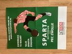 WEDSTRIJDPOSTER SPARTA-PEC ZWOLLE 24-25, Verzamelen, Sportartikelen en Voetbal, Ophalen of Verzenden, Gebruikt, Sparta, Poster, Plaatje of Sticker