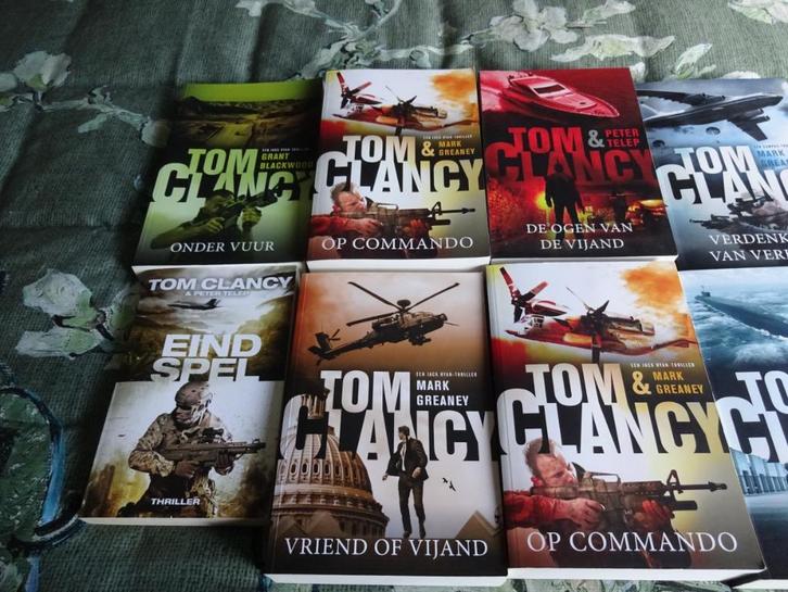 Tom Clancy boeken. [ 4 stuks], Boeken, Thrillers, Gelezen, Ophalen of Verzenden