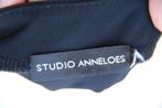 Jurk zwart/ rood Studio Anneloes mt L travelstof Vast AANBIE, Kleding | Dames, Studio Anneloes, Zwart, Maat 42/44 (L), Ophalen of Verzenden