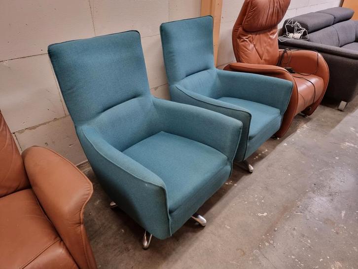 2 Xooon draaifauteuils - nette staat, Huis en Inrichting, Banken | Sofa's en Chaises Longues, Zo goed als nieuw, Eenpersoons, Minder dan 150 cm
