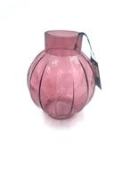 Roze kleine bolvaas, Huis en Inrichting, Woonaccessoires | Vazen, Minder dan 50 cm, Nieuw, Glas, Ophalen of Verzenden