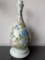 Antieke lampenvoet porselein bloemen, Antiek en Kunst, Antiek | Lampen, Ophalen of Verzenden