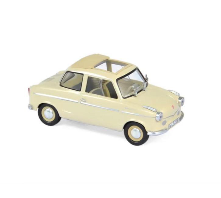 NSU Prinz II 1959 Beige NOREV schaal 1/43 ref. 831019, Hobby en Vrije tijd, Modelauto's | 1:43, Nieuw, Auto, Norev, Verzenden