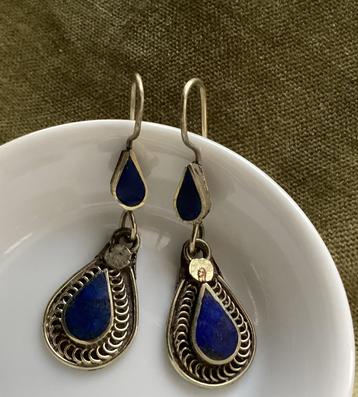 Mooie hangers ingelegd edelsteen Lapis Lazuli beschikbaar voor biedingen