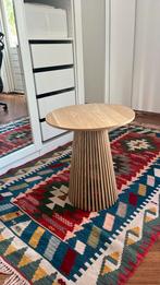 Bijzettafel licht hout, Ophalen, Minder dan 55 cm, Rond, Zo goed als nieuw