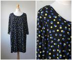 Colletta - NIEUW / prachtige stippen jurk / zwart / maat 46, Kleding | Dames, Colletta, Verzenden, Nieuw, Jurk