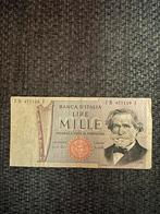1000 lire Verdi Italië, Ophalen of Verzenden, Italië, Los biljet