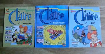 3 stripboeken uit de reeks van Claire beschikbaar voor biedingen