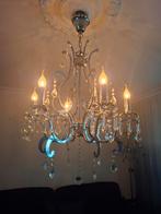 Mooie set chroom kleurige kroonluchters., Ophalen, Glas