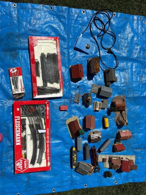 Fleischmann HO modeltrein set compleet – locomotieven, wagon, Hobby en Vrije tijd, Modeltreinen | H0, Gebruikt, Treinset, Gelijkstroom