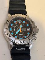 Vintage Accurist Duikhorloge (Citizen uurwerk), Sieraden, Tassen en Uiterlijk, Horloges | Heren, Gebruikt, Staal, Kunststof, Ophalen of Verzenden