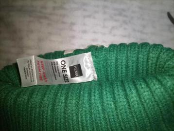 Groene muts van de Hema.   beschikbaar voor biedingen