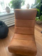 Bank, 6 Eetkamerstoelen & Draaistoel, Huis en Inrichting, Gebruikt, Bruin, Ophalen of Verzenden, Stof