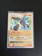 Lucario x, Hobby en Vrije tijd, Verzamelkaartspellen | Pokémon, Ophalen of Verzenden, Zo goed als nieuw, Losse kaart