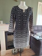 K-Design K Design zwart crème jurk M 38 Gratis Verzenden !, Maat 38/40 (M), K-design, Verzenden, Zwart