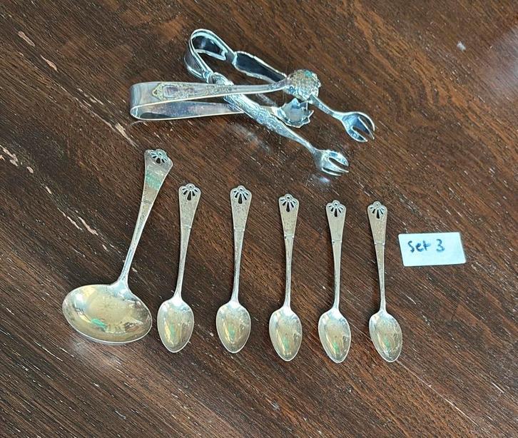 Antiek Zilveren thee servies, Antiek en Kunst, Antiek | Bestek, Ophalen