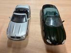 Mercedes SLK en Jaguar XK8, schaal 1:18, Hobby en Vrije tijd, Modelauto's | 1:18, Ophalen of Verzenden, Zo goed als nieuw