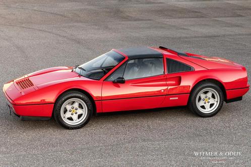 Ferrari 328 GTS (bj 1986), Auto's, Ferrari, Bedrijf, Te koop, Lederen bekleding, Benzine, Cabriolet, Handgeschakeld, Rood, Zwart