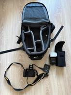 Nikon D3000 body, flitser en tas, Ophalen of Verzenden, Gebruikt, Nikon