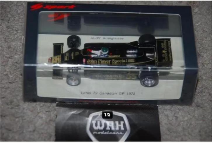 SALE !! 1:43 LOTUS 79 JPS JARIER SPARK S7130 WRH, Hobby en Vrije tijd, Modelauto's | 1:43, Zo goed als nieuw, Auto, Overige merken